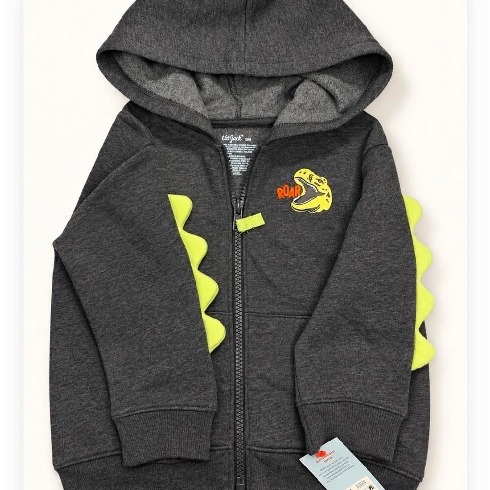 Cat-jack Grey and Black Hoodie
